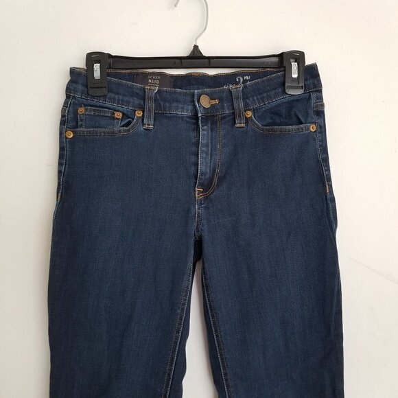 J. Crew Reid Cone Denim Medium Dark Wash Jeans 27 - Picture 5 of 14